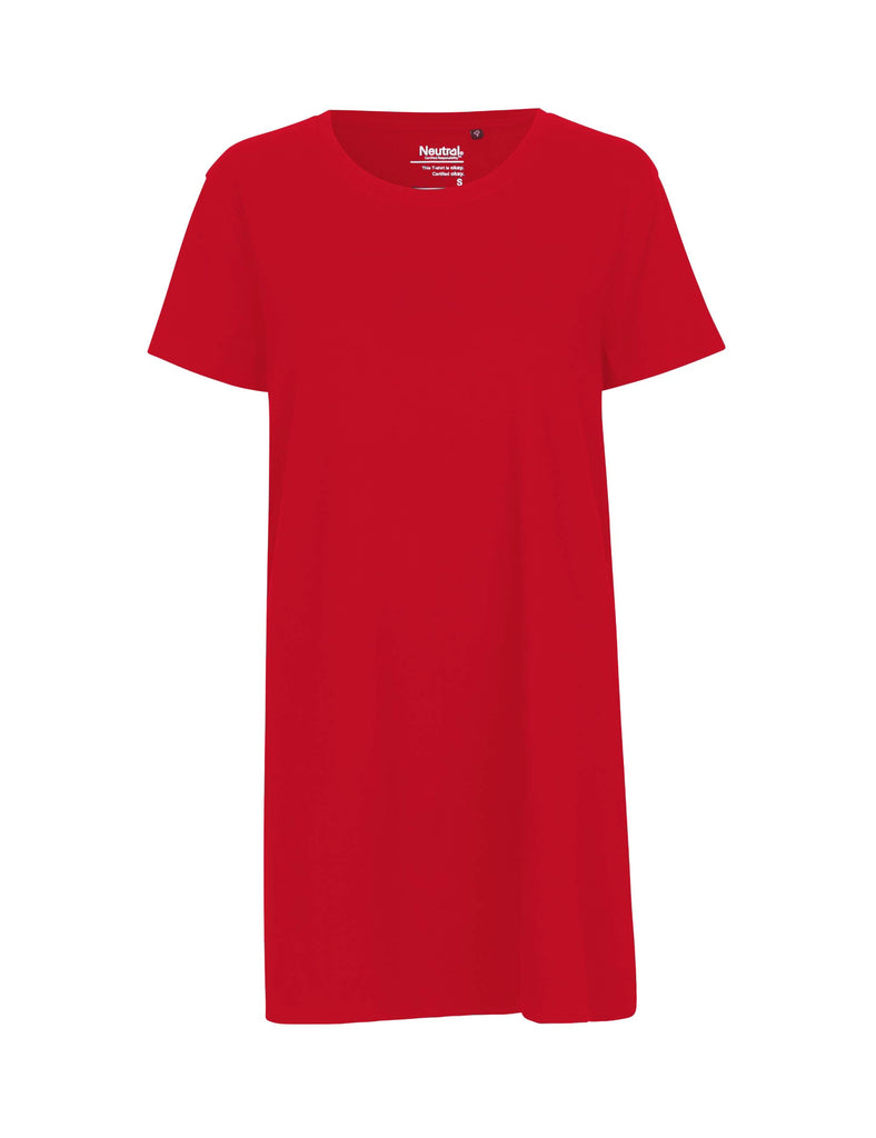 Fairtrade Organic Long Length T-shirt: Womens
