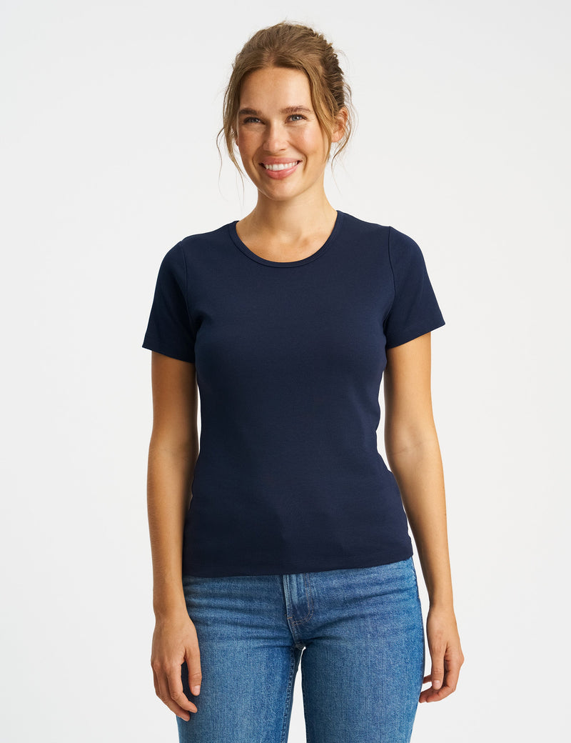 Fairtrade Organic Heavy Interlock T-shirt: Womens