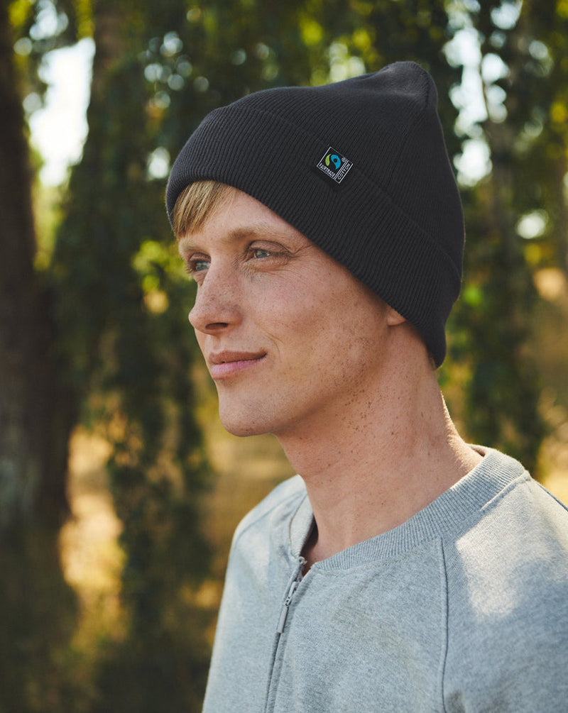 Fairtrade Organic Cotton Unisex Work Beanie Hat - Sustainable Workwear Range