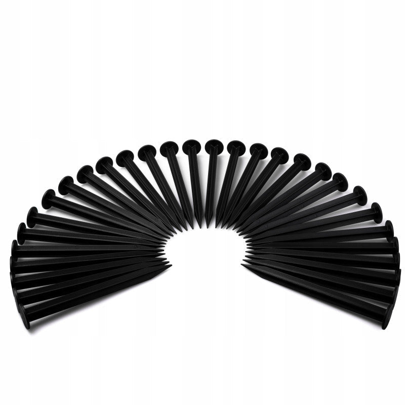 PEGS for Lawn Border Set Black - Hardware > Fencing & Barriers > Garden Borders & Edging Garden tools & Accesories