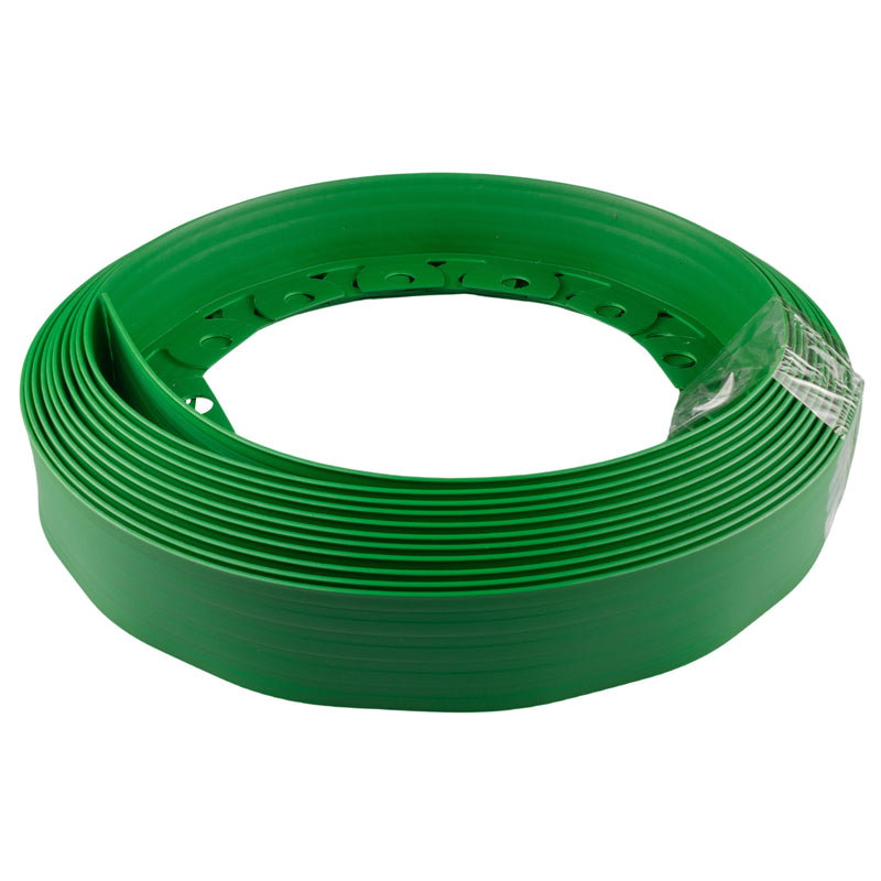 Lawn Border Set, Easy Border 50mm Green 10m with Pegs - Hardware > Fencing & Barriers > Garden Borders & Edging Garden tools & Accesories