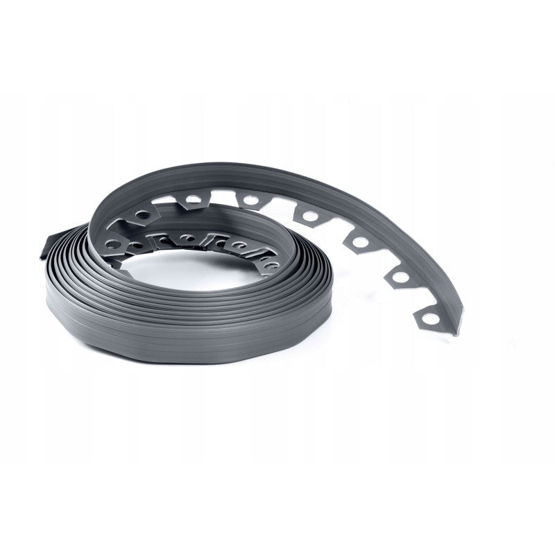 Lawn Border Set, Easy Border 40mm Gray 10m with Pegs - Hardware > Fencing & Barriers > Garden Borders & Edging Garden tools & Accesories