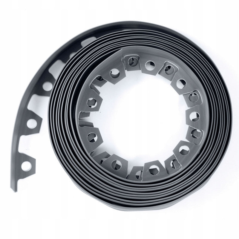 Lawn Border Set, Easy Border 40mm Gray 10m with Pegs - Hardware > Fencing & Barriers > Garden Borders & Edging Garden tools & Accesories
