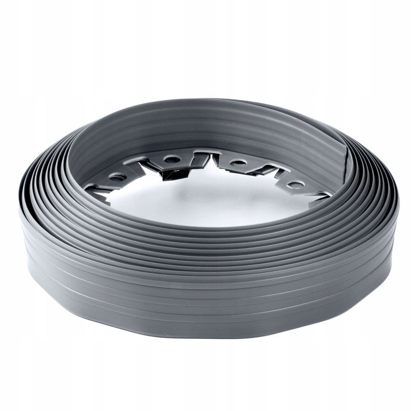 Lawn Border Set, Easy Border 60mm Gray 10m With Pegs - Hardware > Fencing & Barriers > Garden Borders & Edging Garden tools & Accesories