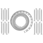 Lawn Border Set, Easy Border 40mm Light Gray 10m with Pegs - Hardware > Fencing & Barriers > Garden Borders & Edging Garden tools & Accesories