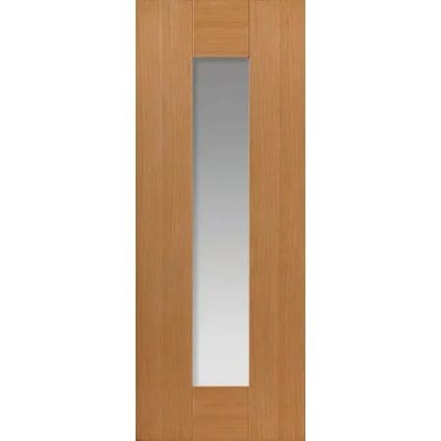 Axis Oak Pre Finished Glazed Internal Door - All Sizes - Doors
