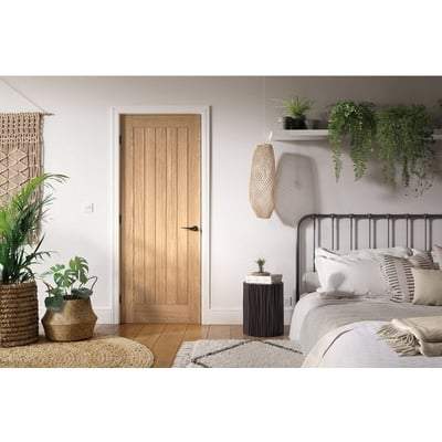 Oak Belize Un-Finished Internal Door - 2040mm x 726mm -