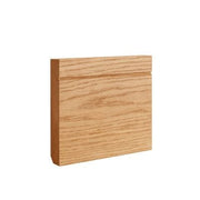 Oak Prefinished Shaker Skirting - 145mm x 16mm x 3.6m (Pack of 4) -