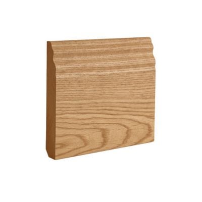 Oak Prefinished Traditional Skirting - 145mm x 16mm x 3.6m (Pack of 4) -
