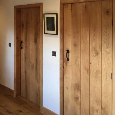 Rustic Oak Ledged and Braced Internal Door - All Sizes - Doors