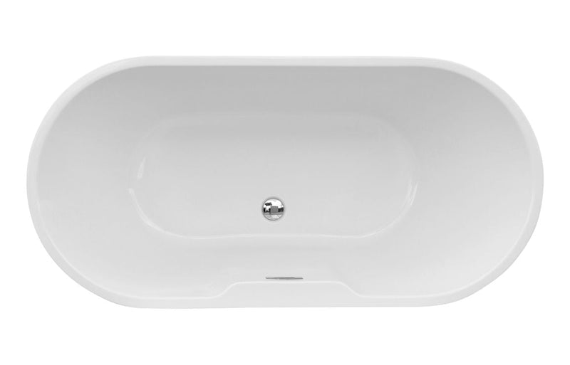 Octavia Freestanding 1550x745x580mm 0TH Bath - White -