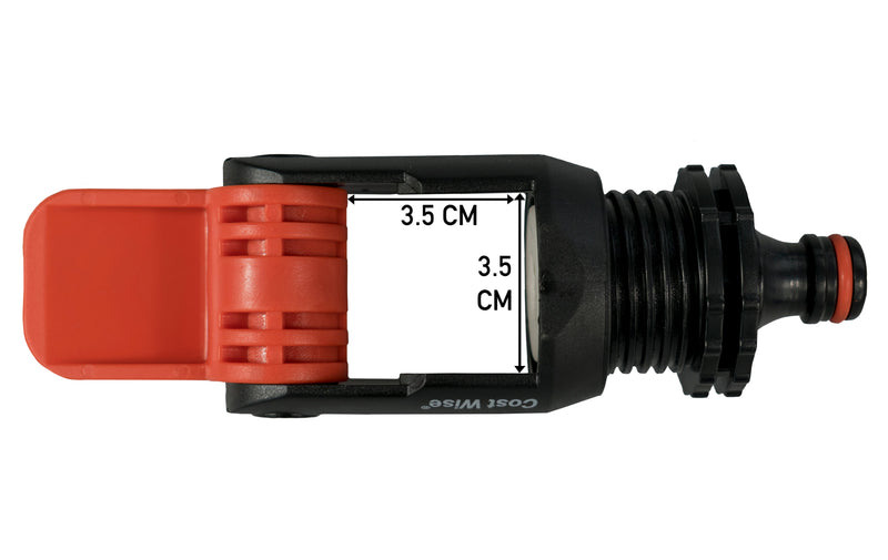 Kitchen Tap Adaptor "Non Branded" Red - Home & Garden Garden watering