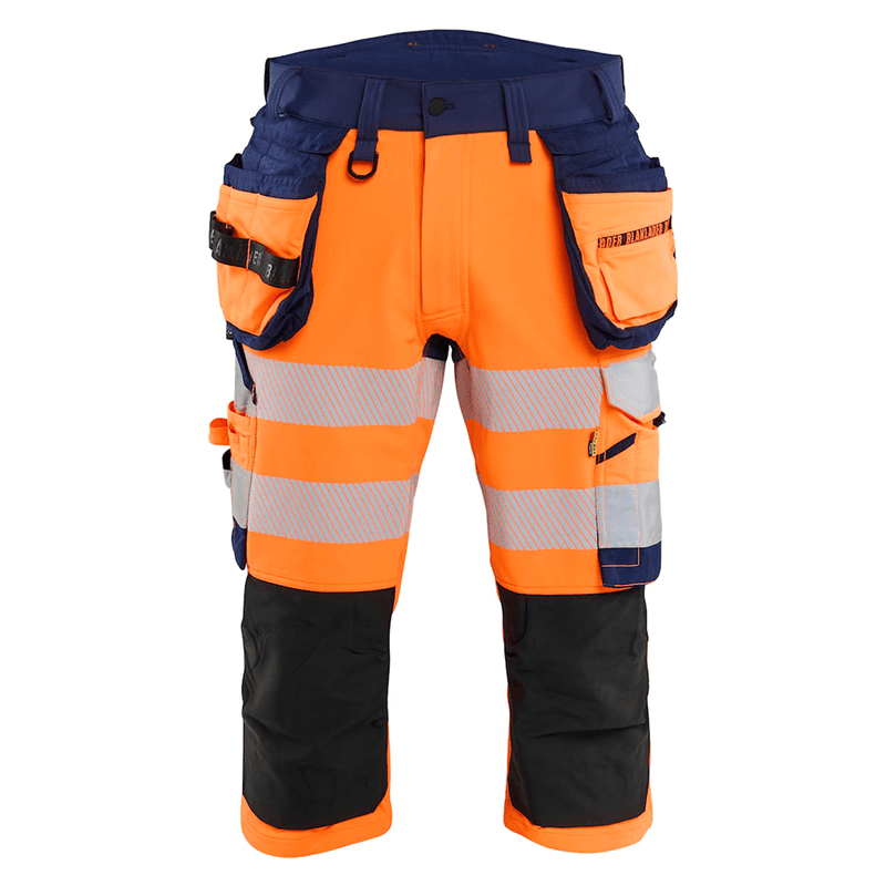 Blaklader 1123 Hi-Vis 4-Way Stretch 3/4 Pirate Trousers - Apparel & Accessories > Clothing > Uniforms > Contractor Pants & Coveralls PIRATE TROUSERS