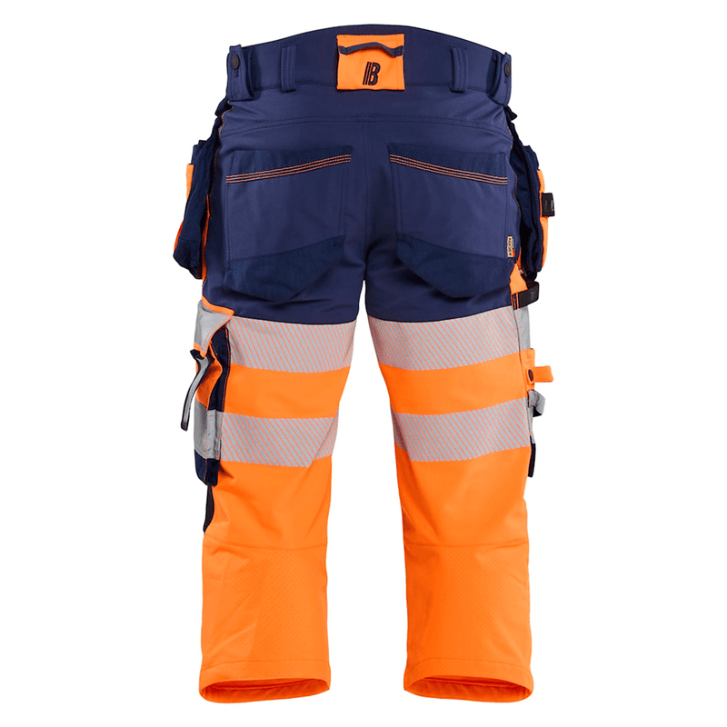 Blaklader 1123 Hi-Vis 4-Way Stretch 3/4 Pirate Trousers - Apparel & Accessories > Clothing > Uniforms > Contractor Pants & Coveralls PIRATE TROUSERS