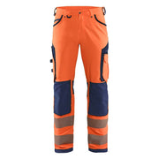 Blaklader 1197 Hi-Vis 4-Way Stretch Work Trousers - HI-VIS TROUSERS