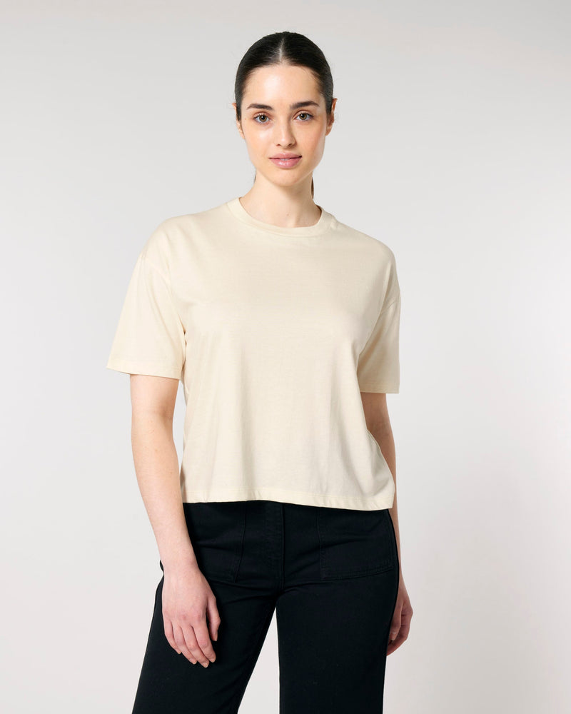 Organic Colours Boxy Work T-shirt: Womens - Sustainable Workwear Range Online