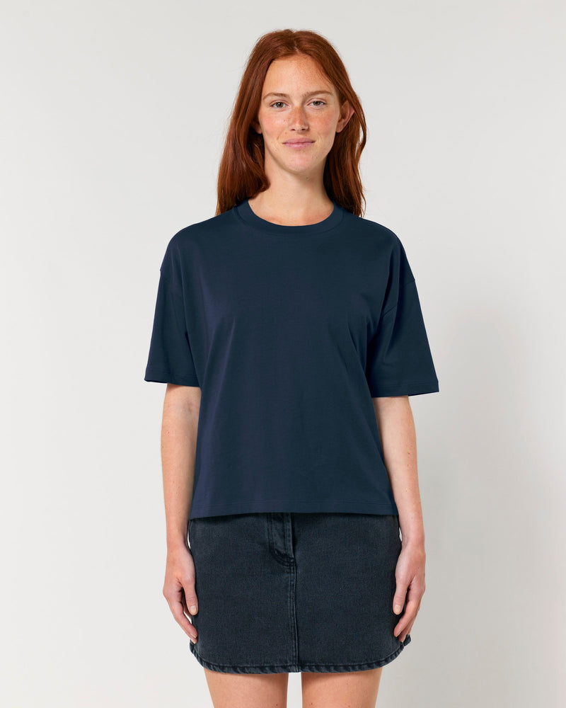 Organic Colours Boxy Work T-shirt: Womens - Sustainable Workwear Range Online
