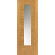 Ostria Oak Pre Finished Glazed Internal Door - All Sizes -