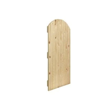 Oxford Arched Un Finished Softwood Gate - 1829mm x 915mm -