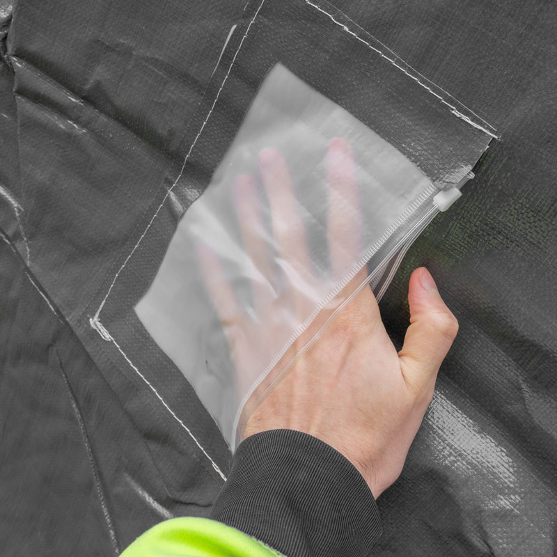 Pallet Bag Covers MEDIUM 1.3M x 1.1M x 2.2M - Home & Garden > Lawn & Garden Tarpaulins