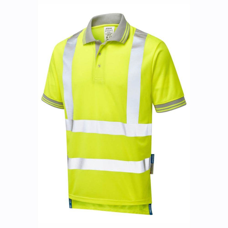 PULSAR HV P175 Hi-Vis Short Sleeve Polo Shirt - HI-VIS T-SHIRTS