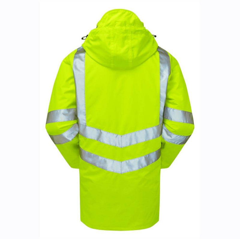 PULSAR P187 Hi-Vis Yellow Padded Waterproof Storm Coat - HI-VIS JACKETS & COATS