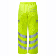 PULSAR P206 Hi-Vis Yellow Waterproof Breathable Over Trouser - WATERPROOF TROUSERS