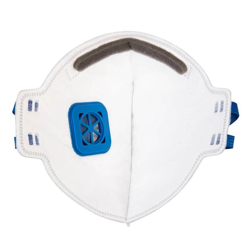 Portwest P251 FFP2 Valved Fold Flat Respirator (Pack of 20) - FACE PROTECTION