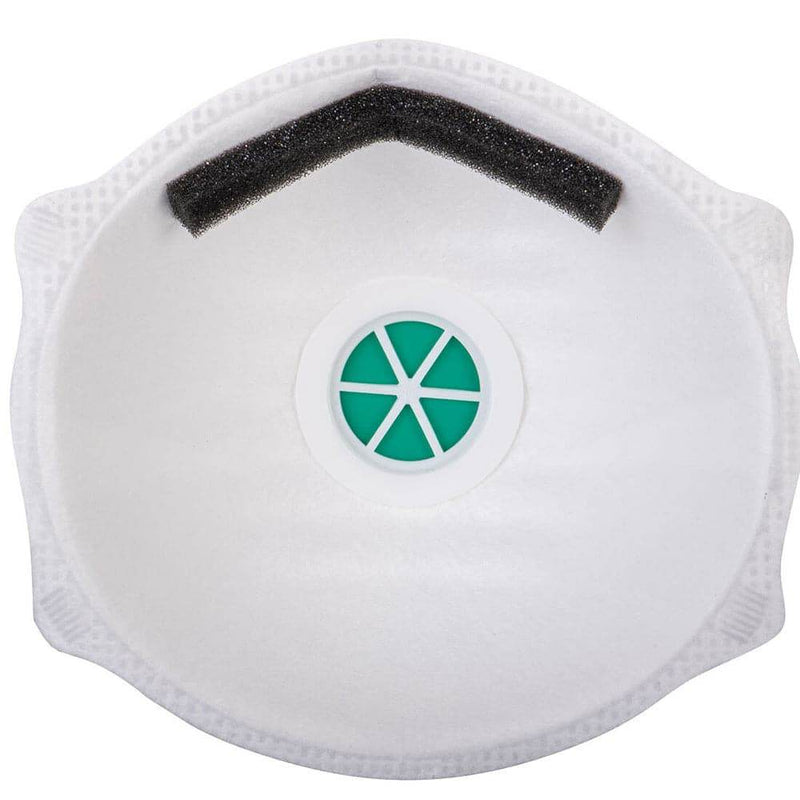 Portwest P304 FFP3 Valved Dolomite Light Cup Respirator (Pk10) - FACE PROTECTION