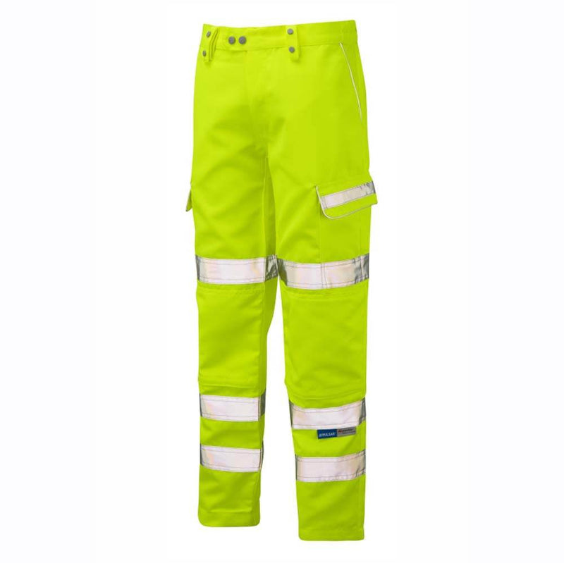 PULSAR P346 Hi-Vis Yellow Combat Trouser - Business & Industrial HI-VIS TROUSERS