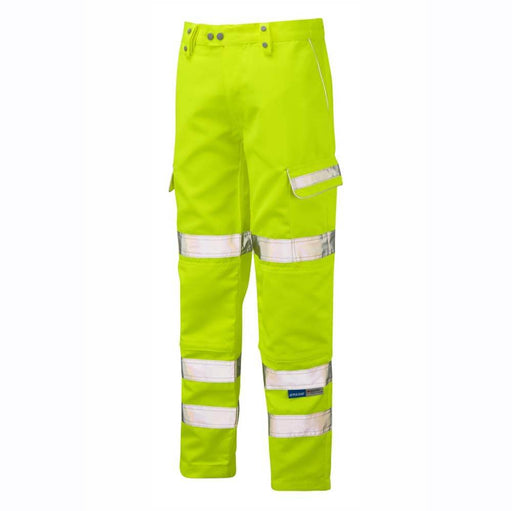 PULSAR P346 Hi-Vis Yellow Combat Trouser - Business & Industrial HI-VIS TROUSERS