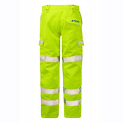 PULSAR P346 Hi-Vis Yellow Combat Trouser - Business & Industrial HI-VIS TROUSERS