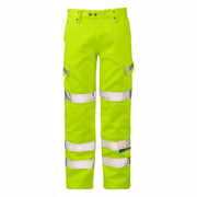 PULSAR P346 Hi-Vis Yellow Combat Trouser - Business & Industrial HI-VIS TROUSERS