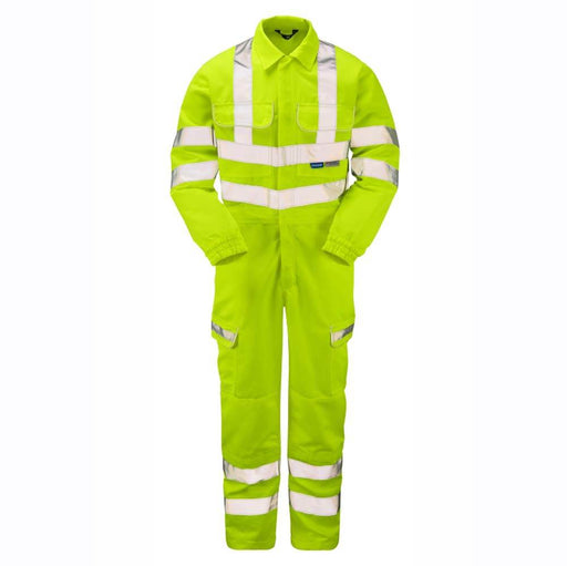 PULSAR P349 Hi-Vis Yellow Combat Coverall - HI-VIS OVERALLS