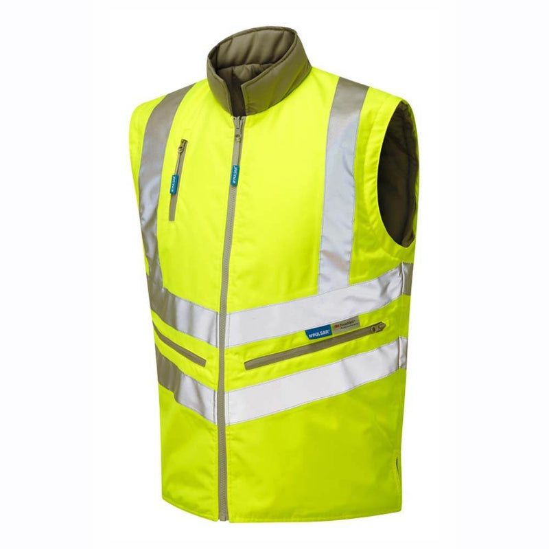 PULSAR P422 Interactive Reversible Body Warmer - HI-VIS JACKETS & COATS