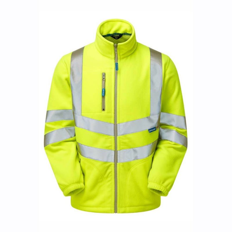PULSAR P507 Hi-Vis Yellow Interactive Fleece Jacket - HI-VIS JACKETS & COATS
