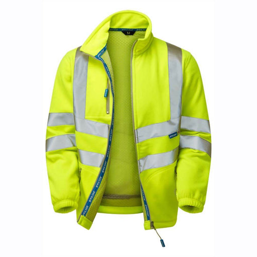 PULSAR P507 Hi-Vis Yellow Interactive Fleece Jacket - HI-VIS JACKETS & COATS