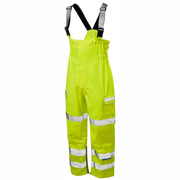 PULSAR P521 Hi-Vis Yellow Waterproof Salopette - HI-VIS TROUSERS