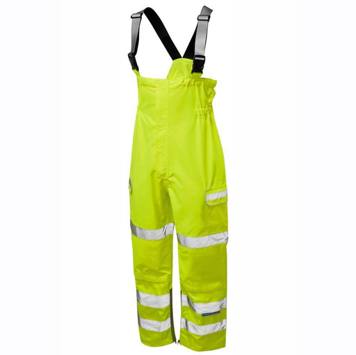 PULSAR P521 Hi-Vis Yellow Waterproof Salopette - HI-VIS TROUSERS
