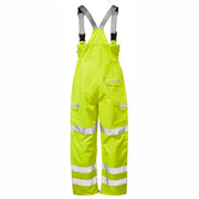 PULSAR P521 Hi-Vis Yellow Waterproof Salopette - HI-VIS TROUSERS