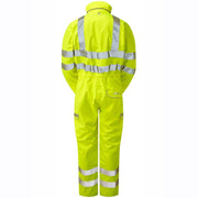 PULSAR P522 Hi-Vis Yellow Waterproof Coverall - HI-VIS OVERALLS