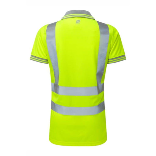 PULSAR P700 Ladies Hi-Vis Yellow Polo Shirt - HI-VIS T-SHIRTS