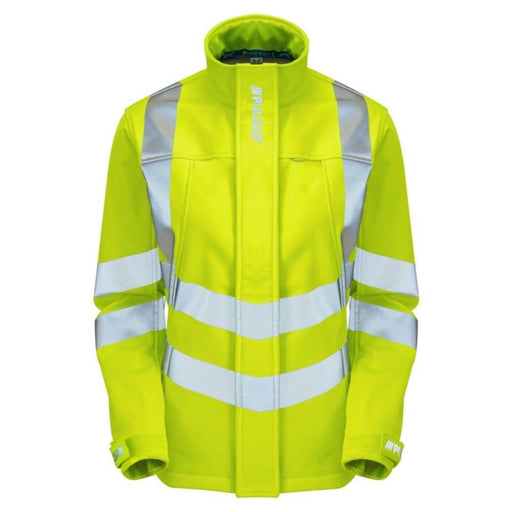 PULSAR P706 Ladies Hi-Vis Water Resistant Yellow Soft Shell - HI-VIS JACKETS & COATS