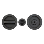Pocket Door Round Bathroom Lock - Door Handle