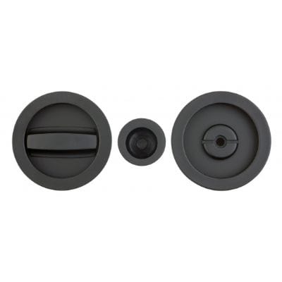 Pocket Door Round Bathroom Lock - Door Handle