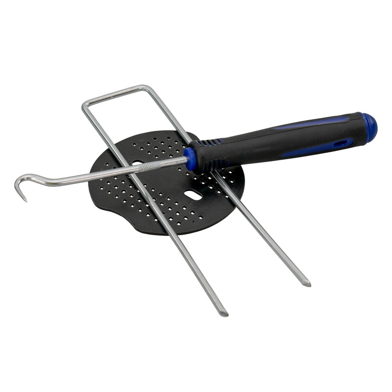 Weed Control Membrane Pegs Buffer Washer, 6"/150mm, Blue - Home & Garden > Lawn & Garden > Gardening > Landscape Fabric Accessories > Landscape Fabric Staples & Pins > Landscape Fabric Pins Lawn & Garden