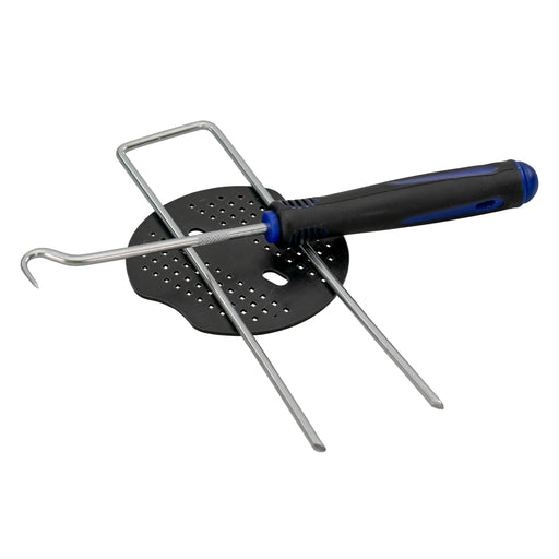 Weed Control Membrane Pegs Buffer Washer, 6"/150mm, Blue - Home & Garden > Lawn & Garden > Gardening > Landscape Fabric Accessories > Landscape Fabric Staples & Pins > Landscape Fabric Pins Lawn & Garden