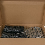 Weed Control Membrane Pegs Buffer Washer, 6"/150mm, Red - Home & Garden > Lawn & Garden Lawn & Garden