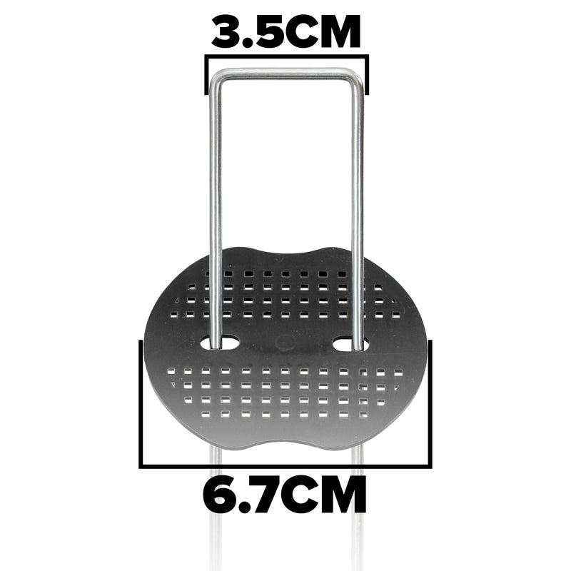 Weed Control Membrane Pegs Buffer Washer, 6"/150mm, Red - Home & Garden > Lawn & Garden Lawn & Garden