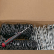 Weed Control Membrane Pegs Buffer Washer, 6"/150mm, Red - Home & Garden > Lawn & Garden Lawn & Garden